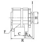 Lichtmaschine 14V 150Amp Bosch 0124615027, HC-Cargo 114798, Valeo 2541251, 2541251B