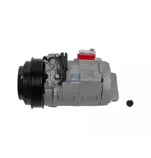 Compresseur, climatisation, rempli d'huile, 12 V, 6 PK, DP: 119 mm, 6 grooves Pour Mercedes-Benz Minibusse, Sprinter