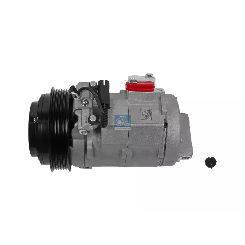 Compresseur, climatisation, rempli d'huile, 12 V, 6 PK, DP: 119 mm, 6 grooves Pour Mercedes-Benz Minibusse, Sprinter