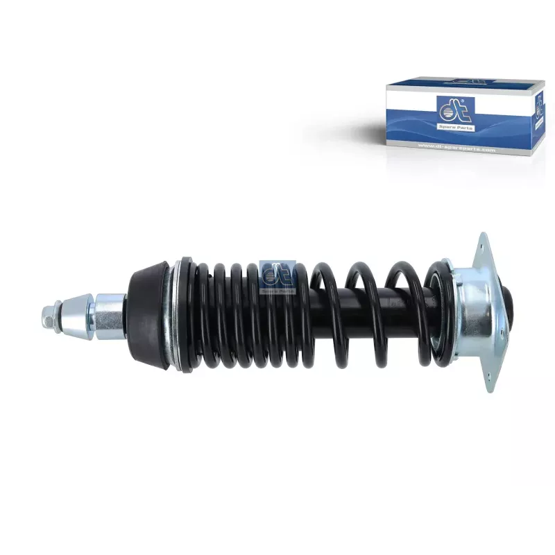 Amortisseur de cabine, D: 43 mm, b: 44 mm, M12 x 1,5, Lmin: 205 mm, Lmax: 291 mm Pour Mercedes-Benz Atego 1, Atego 2