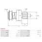 Pignon / lanceur démarreur pour MITSUBISHI M2T87171, M2T87171ZT, M2T87271, M2T87271ZT