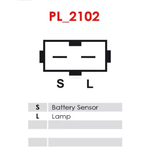 Alternateur 12V 120Amp AS-PL UD17147A, VALEO 452671, DIXIE 167-84118