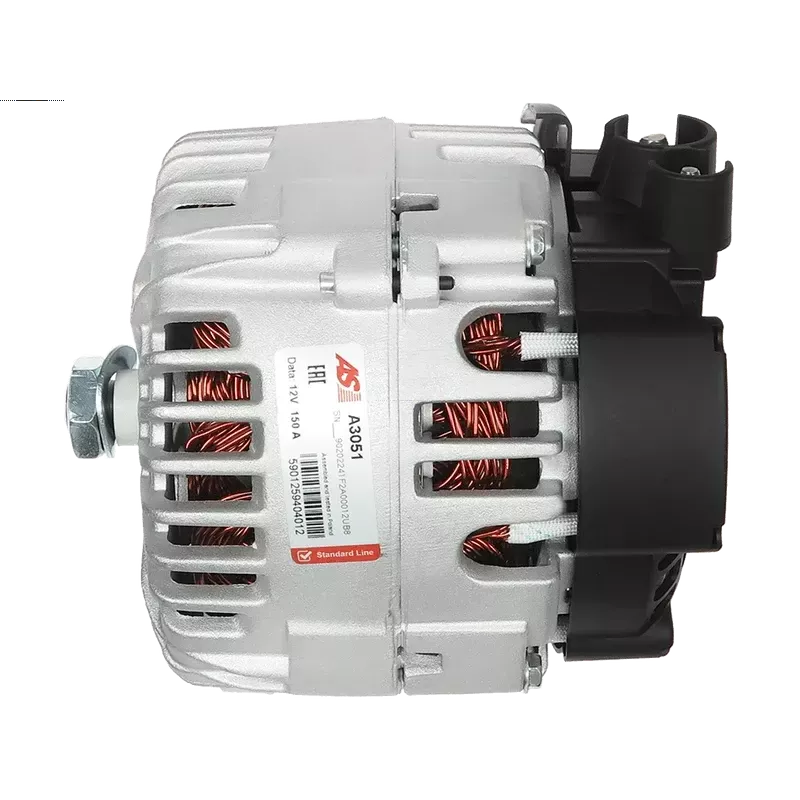 Alternateur 12V 150Amp  AS-PL A3051, BOSCH 0124615027, 0986044400, CARGO 112461, 114798