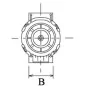 Alternador 14V 105Amp Bosch 0124415016, 0124415029, 0124415030, 0124415031, 0124415032