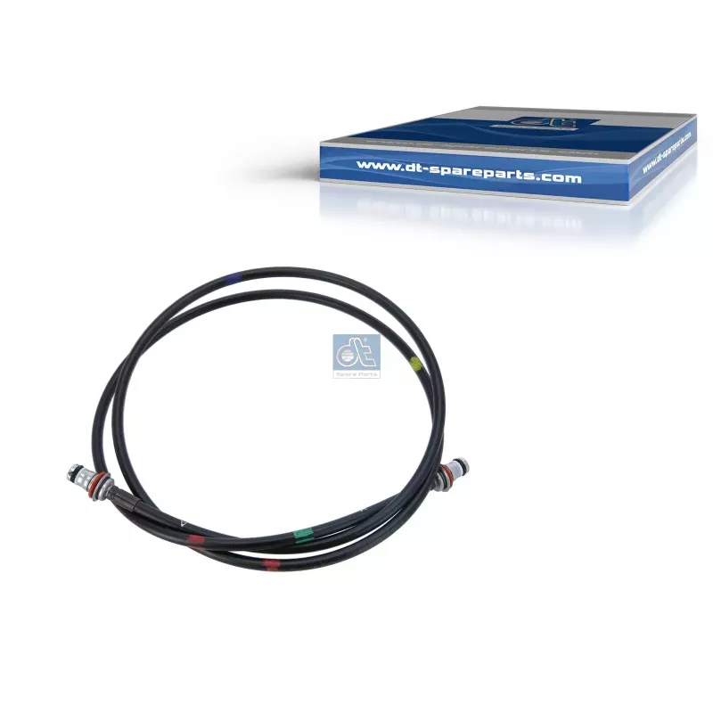 Tube flexible, basculement de cabine, L: 1300 mm, 630 bar Pour Mercedes-Benz Arocs, Actros 4, Antos - 9605539582 - A9605539582