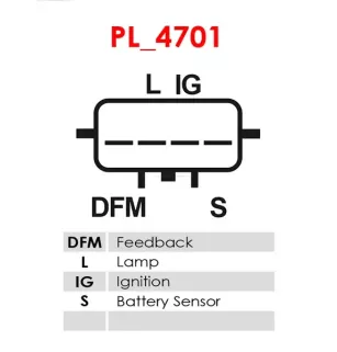 Alternateur 12V 90Amp  AS-PL A5077, UD01913A, BOSCH 0986082750, DELCO DRA0884, HELLA 8EL011712-551