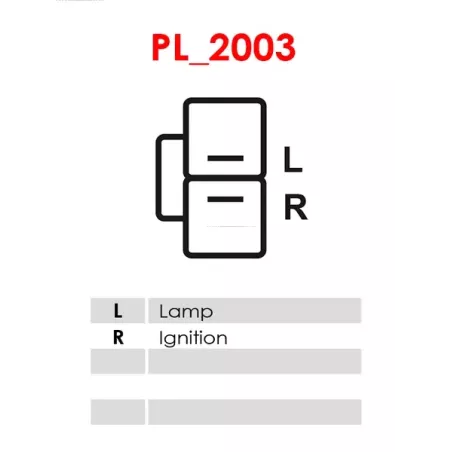 Alternateur 12V 100Amp AS-PL A5082, UD01935A, DELCO DRA0232, MITSUBISHI A003TN2581, A003TN2581A