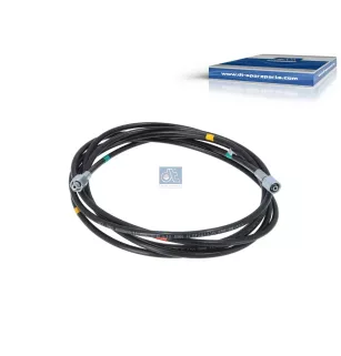 Tube flexible, basculement de cabine, L: 3920 mm, 630 bar.