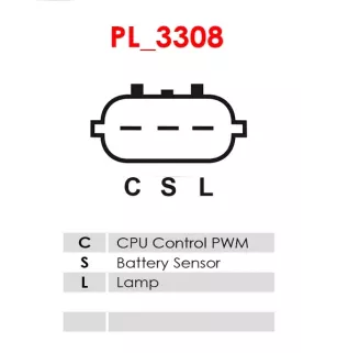 Alternateur 12V 110Amp AS-PL A5060, CARGO 115453, DELCO DRA0366, HITACHI LR1100-733, LR1100717