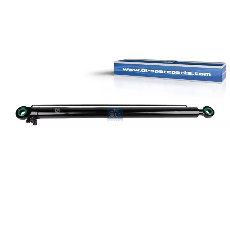 Cylindre hydraulique basc. de cabine, D1: 28 mm, D2: 46 mm, b1: 25 mm, b2: 25 mm, M12 x 1,5, M14 x 1,5, L: 788 mm, 280 bar