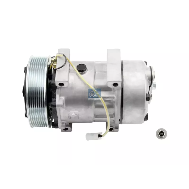 Compresseur, climatisation, rempli d'huile, 24 V, 8 PK, DP: 132 mm, 8 grooves Pour Renault Magnum - 5001866276 Compresseur, climatisation, rempli d'huile, 24 V, 8 PK, DP: 132 mm, 8 grooves Pour Renault Magnum - 5001866276