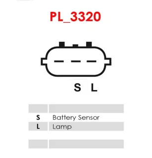 Alternateur 12V 110A Mitsubishi UD100932 0986081220