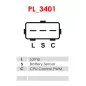 Alternateur 12V 110Amp AS-PL UD11242A, MITSUBISHI A003TG6691, A003TG6691A, A003TG6691AM, A003TG6691B