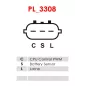 Alternateur 12V 90Amp AS-PL UD100940(MITSUBISHI)A, MITSUBISHI A003TG5381, A003TG5381AM, A3TG5381, A3TG5381AM