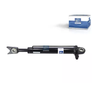 Cylindre hydraulique basc. de cabine, D1: 25 mm, D2: 48 mm, b1: 20 mm, b2: 25 mm, Quick connect, Quick connect, L: 487 mm