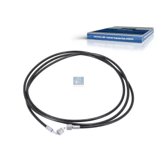 Tube flexible, basculement de cabine, D: 9 mm, M12 x 1, M12 x 1, L1: 3207 mm, 362 bar Pour Renault Magnum, Midliner, Premium