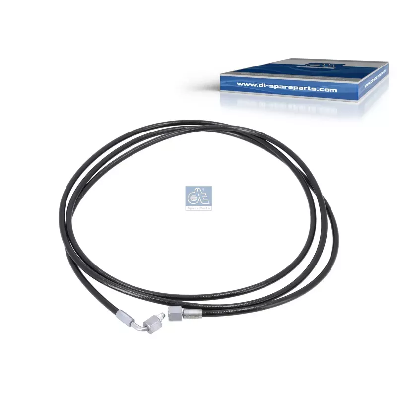 Tube flexible, basculement de cabine, D: 9 mm, M12 x 1, M12 x 1, L1: 3207 mm, 362 bar Pour Renault Magnum, Midliner, Premium