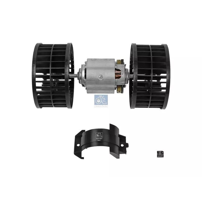 Moteur de ventilateur pour Iveco Eurocargo, EuroMover, EuroStar, EuroTech, Trakker - 42537386 - 42537387 - 98419164
