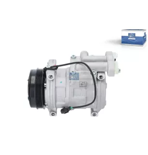 Compresseur, climatisation, rempli d'huile 24 V, 4 PK, DP: 110 mm, 4 grooves Pour Iveco Powerstar, Stralis, S-Way, Trakker