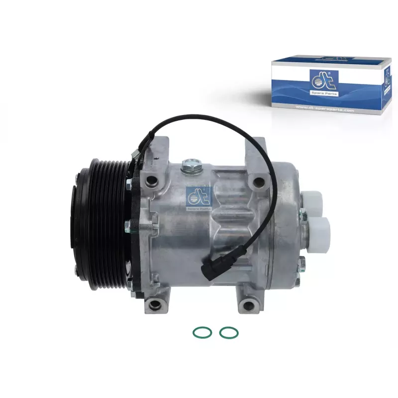 Compresseur, climatisation, rempli d'huile 24 V, 8 PK, DP: 119 mm, 8 grooves Pour Iveco Eurocargo - 0489 4306 - 489 4306 Compresseur, climatisation, rempli d'huile 24 V, 8 PK, DP: 119 mm, 8 grooves Pour Iveco Eurocargo - 0489 4306 - 489 4306