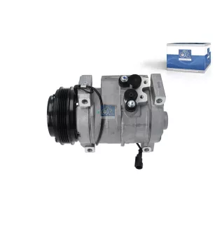 Compresseur, climatisation, rempli d'huile 12 V, 4 PK, DP: 110 mm, 4 grooves Pour Iveco Daily - 5801362246
