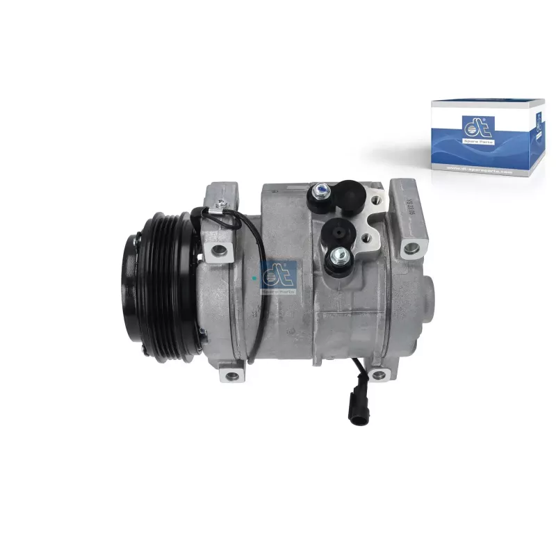 Compresseur, climatisation, rempli d'huile 12 V, 4 PK, DP: 110 mm, 4 grooves Pour Iveco Daily - 5801362246