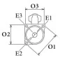 Anlasser 12V 2,8 kW 10 Zähne Bosch 0001367040, Iskra 11.130.076, 11.130.200, 11.130.373, 11.130.386