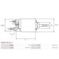 Solénoïdes de démarreur pour BOSCH 0001411025, 0001411026, 0001411027, 0001411030