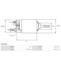 Solénoïdes de démarreur pour BOSCH 0001415017, 0001415027, 0001416002, 0001416003