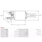 Solénoïdes de démarreur pour BOSCH 0001362303, 0001362312, 0001362314, 0001362700