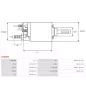 Solénoïdes de démarreur pour BOSCH 0001208706, 0001208715, 0001208718, 0001211206