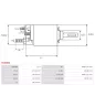 Solénoïdes de démarreur pour BOSCH 0001314022, 9000082042, 9000082043, 9000082045