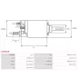 Solénoïdes de démarreur pour BOSCH 0001359043, 0001359084, 0001359111, 0001367010