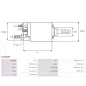 Solénoïdes de démarreur pour BOSCH 0001360023, 0001360025, 0001360036, 0001360038