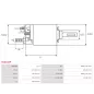 Solénoïdes de démarreur pour BOSCH 0331303502