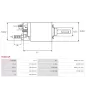 Solénoïdes de démarreur pour BOSCH 0001110069, 0001110070, 0001110082, 0001110090