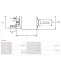 Solénoïdes de démarreur pour BOSCH 0001208429, 0001211251, 0001211252, 0001211253