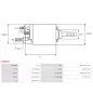 Solénoïdes de démarreur pour BOSCH 0001112039, 0001112044, 0001112045, 0001113001