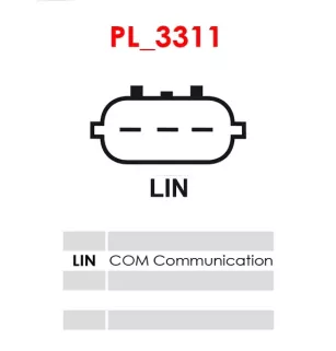 Alternateur 12V 120Amp AS-PL UD101058A, MITSUBISHI A002TJ1981