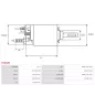 Solénoïdes de démarreur pour BOSCH 0001108150, 0001108151, 0001108159, 0001108177