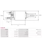 Solénoïdes de démarreur pour BOSCH 0001108046, 0001108066, 0001108068, 0001108069