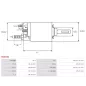 Solénoïdes de démarreur pour BOSCH 0001371004, 0001371006, 0001371008, 0001371020