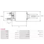 Solénoïdes de démarreur pour BOSCH 0001107034, 0001107045, 0001107046, 0001108148