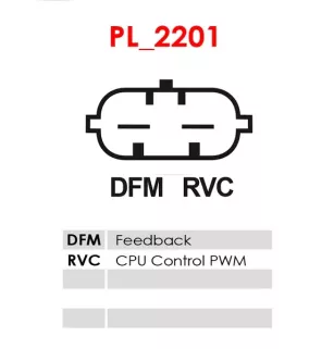Alternateur 12V 220Amp AS-PL UD102159A, MITSUBISHI A003TV2584, A003TV2584ZC, A3TV2584, A3TV2584ZC