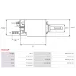 Solénoïdes de démarreur pour BOSCH 0001241001, 0001241003, 0001241007, 0001241014