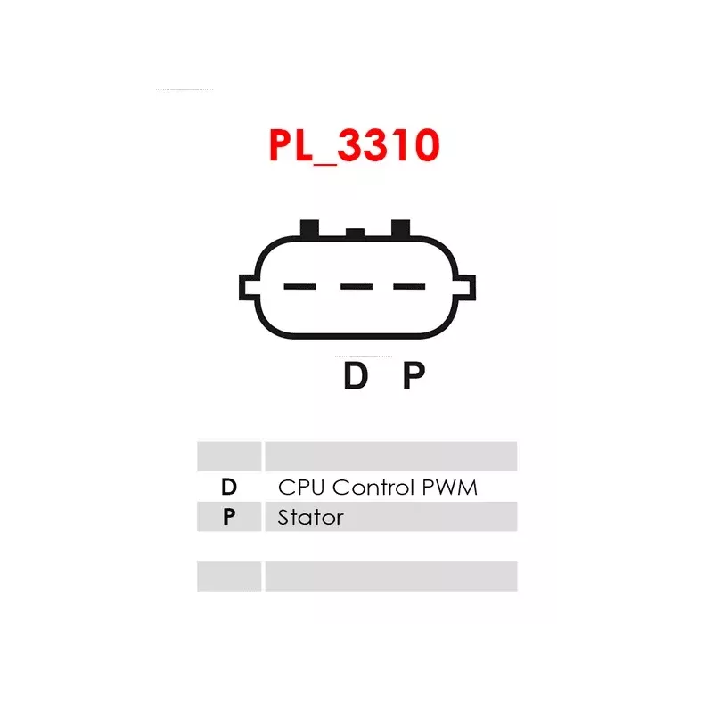 Alternateur 12V 100Amp AS-PL UD102203A, MITSUBISHI A005TJ1081, A5TJ1081