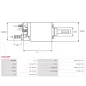 Solénoïdes de démarreur pour BOSCH 0001109015, 0001109042, 0001109052, 0001109055