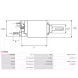 Solénoïdes de démarreur pour BOSCH 6004AA0018, 9007045018