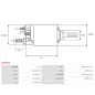 Solénoïdes de démarreur pour BOSCH 0001120410, 0001120411, 0001121402, 0001121403, 0001121408