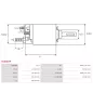 Solénoïdes de démarreur pour BOSCH 0001108072, 0001112005, 0001114003, 0001114005